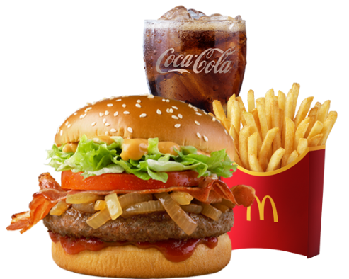 맥도날드 대표 메뉴인 1955버거세트
