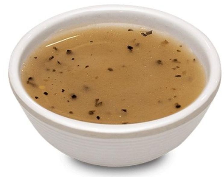 노브랜드버거 소스 중 하나인 이탈리안드레싱