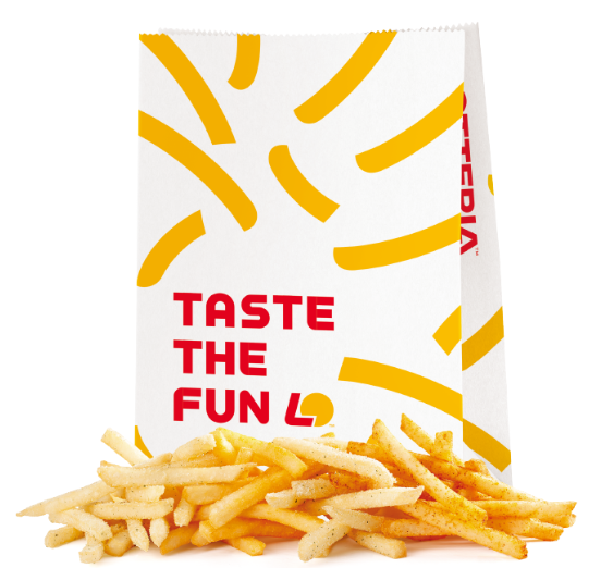 롯데리아 대표메뉴 중 하나인 양념감자