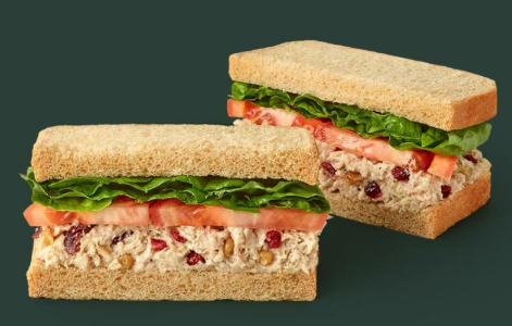 스타벅스 크랜베리 치킨 샌드위치