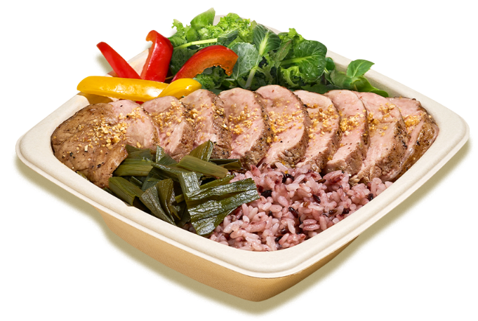 프레퍼스 포크 명이나물 덮밥