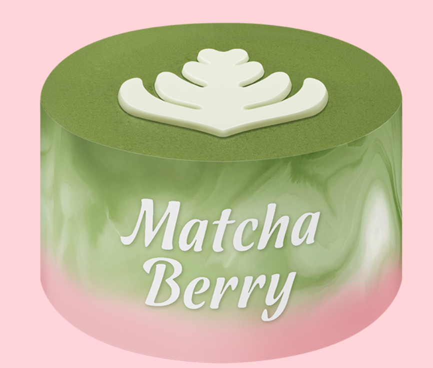 핑크 베리 말차